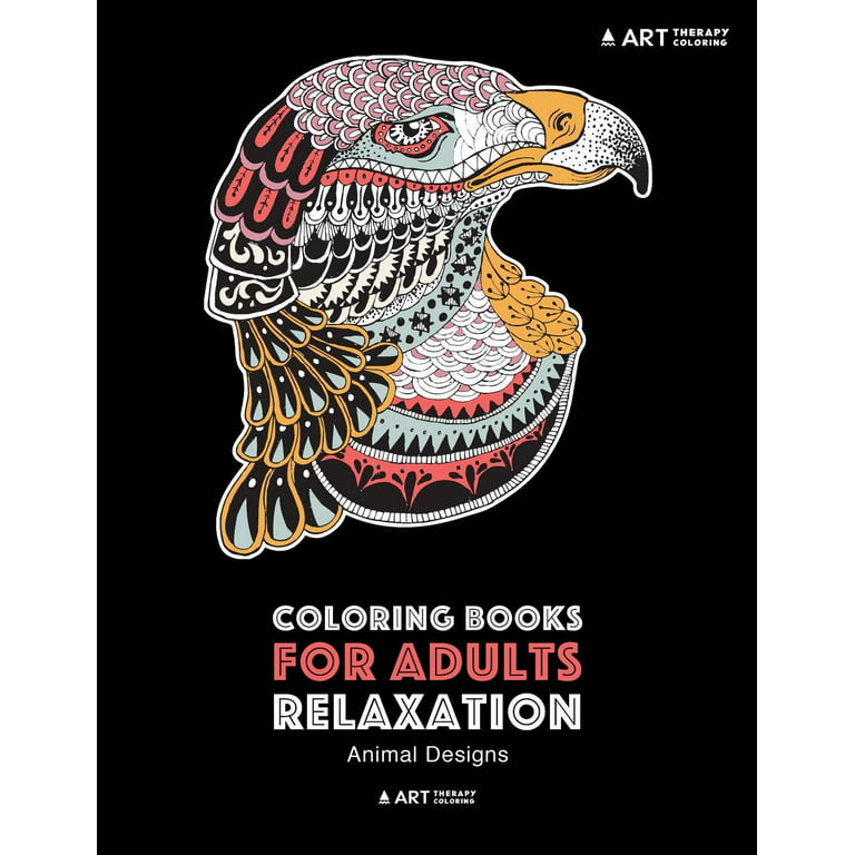 Coloring Books for Adults Relaxation: Nature Designs: Zendoodle Animals,  Birds, Owls, Deer, Squirrels, Turtles and More - Art Therapy Coloring