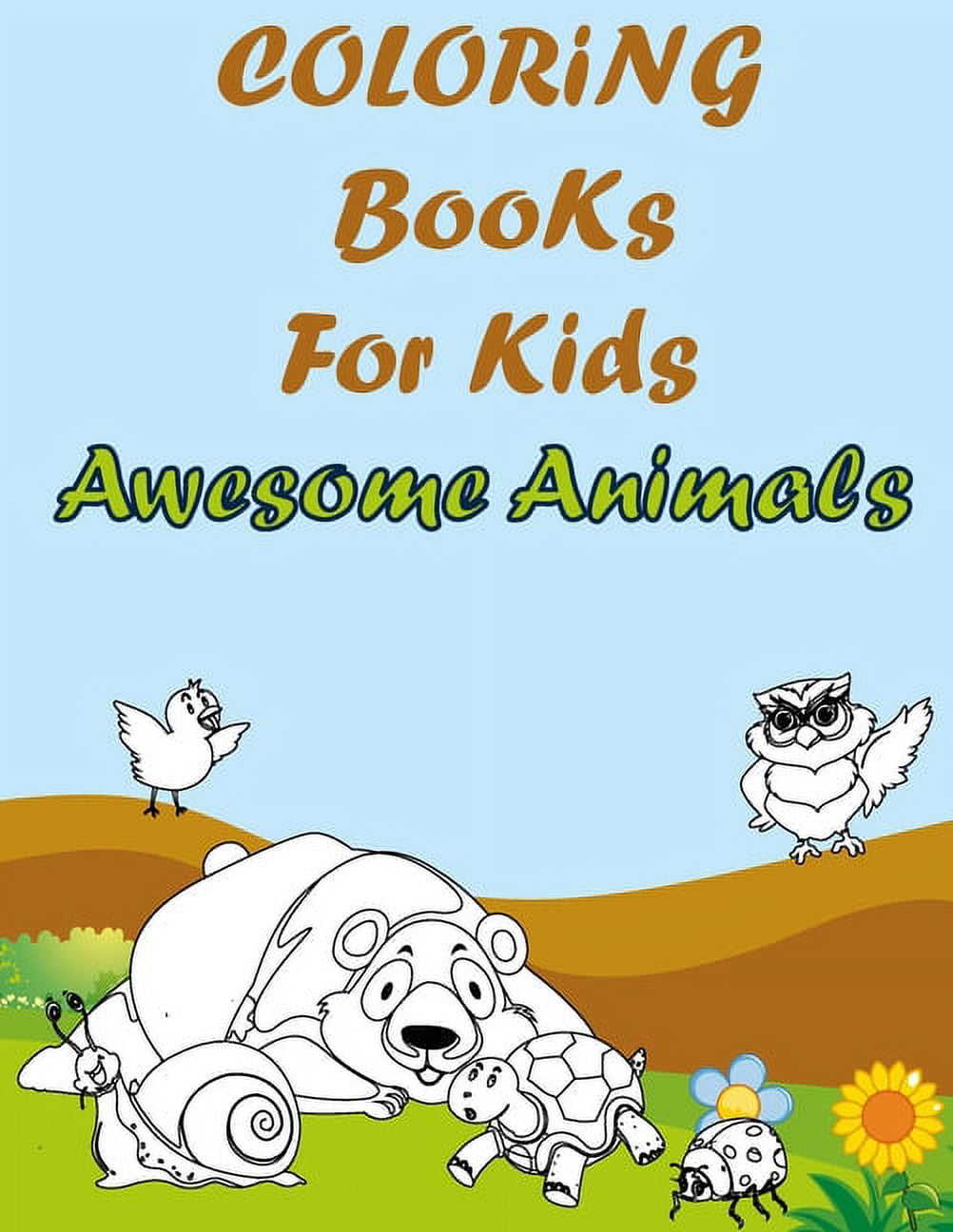 Adult Coloring Books Set - 3 Coloring Books for Grownups - 120 Unique Animals, Scenery & Mandalas
