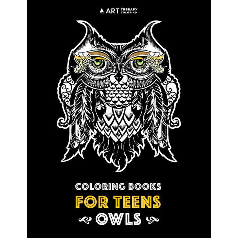 Coloring Book for Teens & Adults: Therapeutic Coloring Book fo