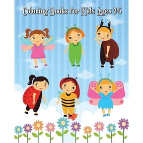 Coloring Books for Kids Ages 3-5: Super Cute Bugs and Insects to Color for Early Childhood Learning! & Activities (Mazes, (Paperback)