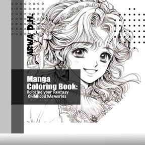 Coloring Books: Manga Coloring Book : Coloring Your Fantasy Childhood Memory: Coloring Book (Paperback)