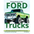 thumbnail image 1 of Coloring Books for Men Ford Trucks : Life Escapes Grayscale Coloring Book for Grown-Ups 48 grayscale coloring pages Ford Trucks, pickups, vehicles, old trucks, new Ford pickups (Paperback), 1 of 1