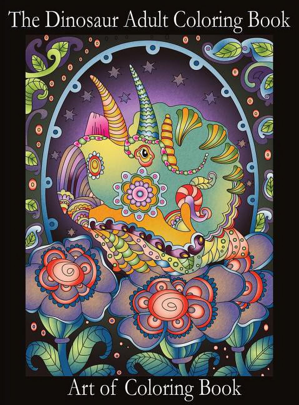 Coloring Books for Adults: The Dinosaur Adult Coloring Book (Hardcover ...