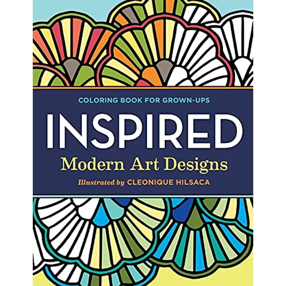 Pre-Owned Coloring Books for Grownups : Inspired: Modern Art Designs (Paperback)