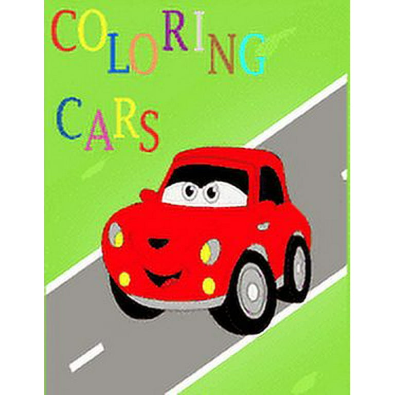Coloring Cars: Coloring Books For Boys Cool Cars , Trucks, Bikes,, Boats  And Vehicles Coloring Book For Boys Aged 6-12 (Paperback) 