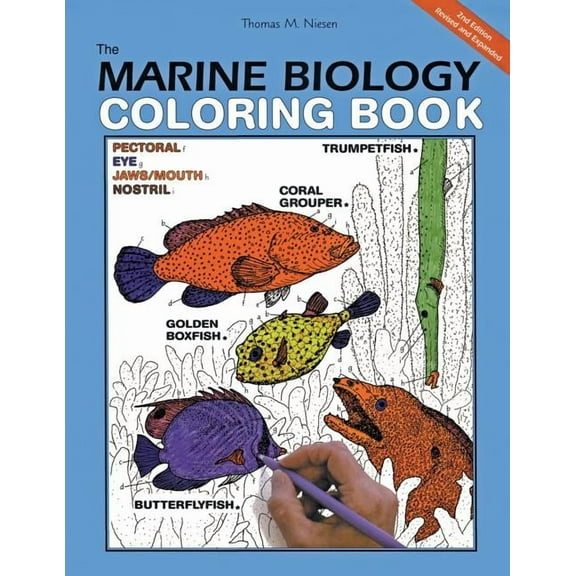Coloring Concepts The Marine Biology Coloring Book: A Coloring Book, (Paperback)