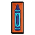 thumbnail image 1 of Coloring Crayon Applique Multi-Color Embroidered Hook & Loop Patch - 2.5 Inch Small, 1 of 5