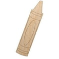 thumbnail image 1 of Coloring Crayon Wood Shape Unfinished Piece Cutout Craft DIY Projects - 6.25 Inch Size - 1/8 Inch Thick, 1 of 7
