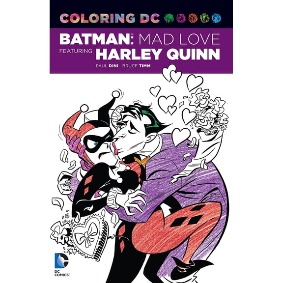 Coloring DC Batman Adventures Mad Love TP DC Comics Paperback Book