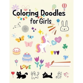Coloring Doodles for Girls, (Paperback)