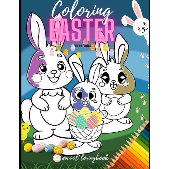 Coloring Easter: @Cool.loringbook, (Paperback)
