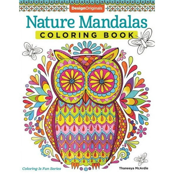 Coloring Is Fun: Nature Mandalas Coloring Book (Paperback)