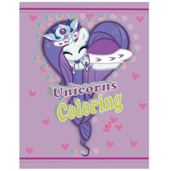 Coloring Kawaii: Coloring Book Unicorns : Book for Kids Ages 4-8 (Series #1) (Paperback)