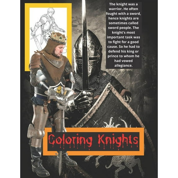 Coloring Knights: Coloring Book (Paperback)