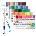 thumbnail image 1 of Coloring Markers,ASOVNXF 100 Colors Art Markers for Coloring,Coloring Pens,Dual Brush Tip Markers for Adult Drawing,Fine Tip Pens for Art,Journaling,Doodling & Lettering, 1 of 6