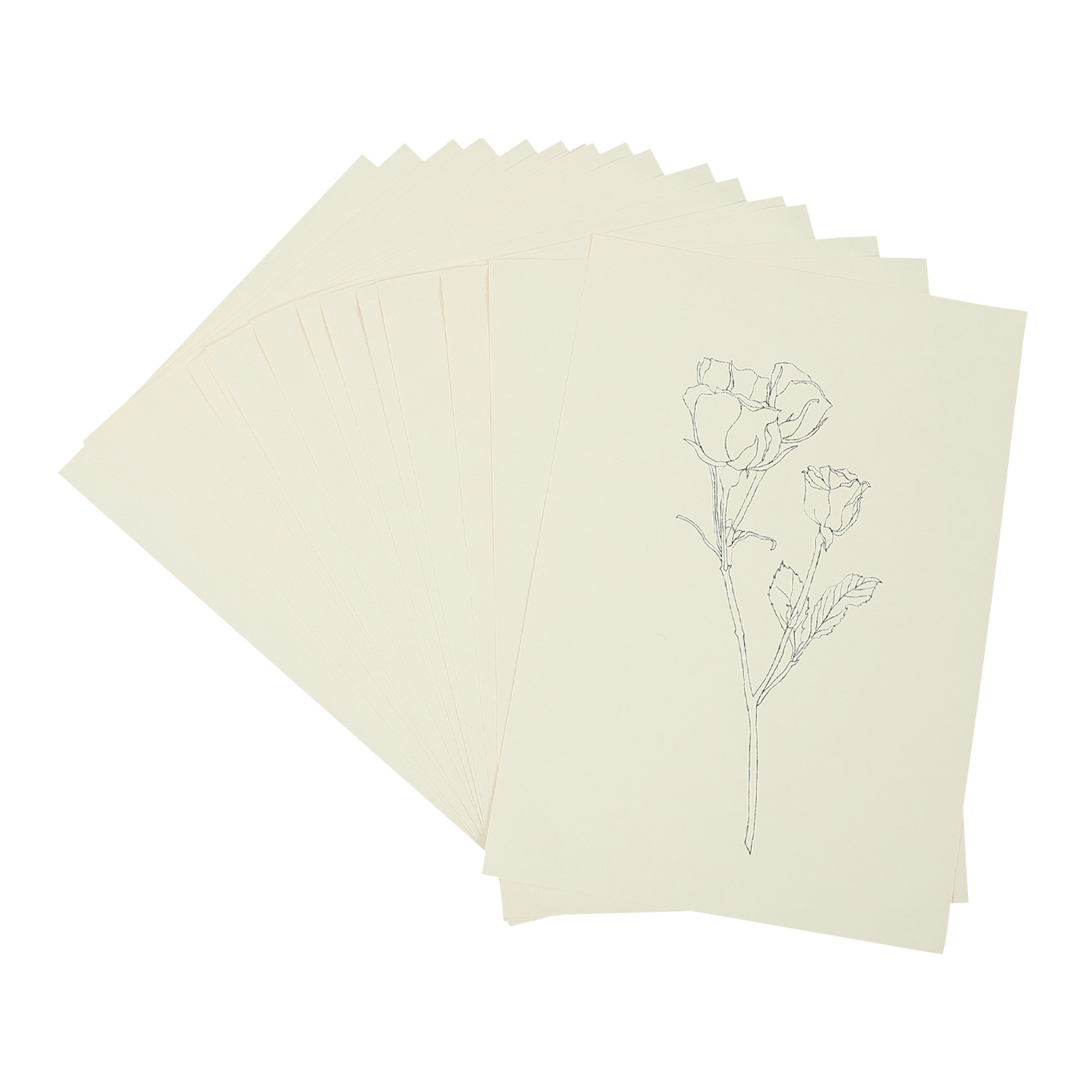 Coloring Paper Book Art Flower Drawing Books Kids Watercolor Floral