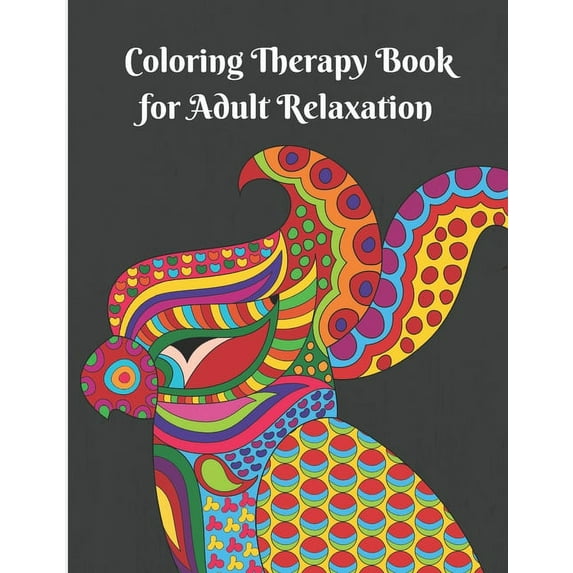 Coloring Therapy Book for Adult Relaxation : Suitable for Beginner Adults and Kids (Paperback)