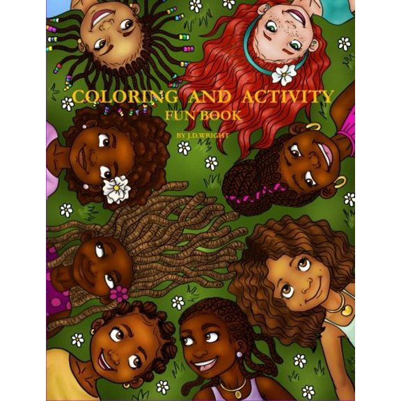 Pre-Owned Coloring and Activity Fun Book by J.D.Wright Paperback