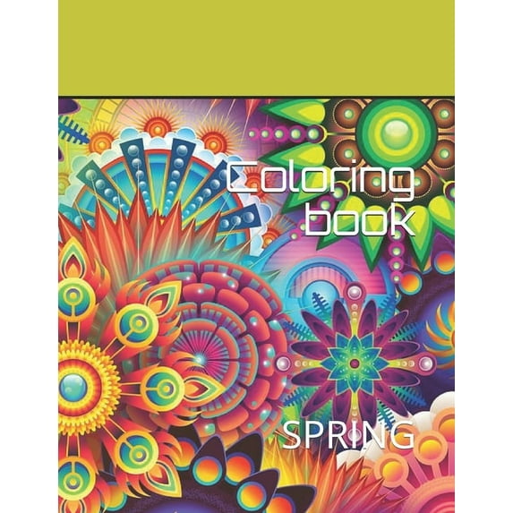 Coloring book: Spring (Paperback)