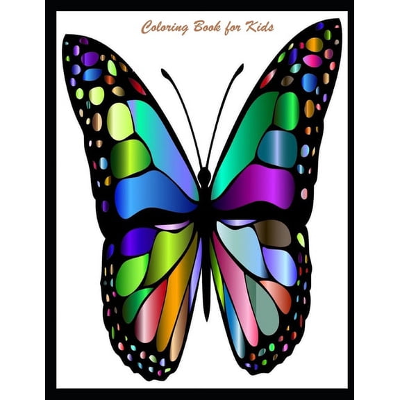 Coloring book for kids: A Fun Animals Pictures Book For Kids Ages 4 to 8 Years Old, (Paperback)