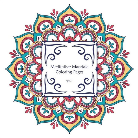 Coloring for Relaxation Meditative Coloring Pages Vol. 1, (Paperback)