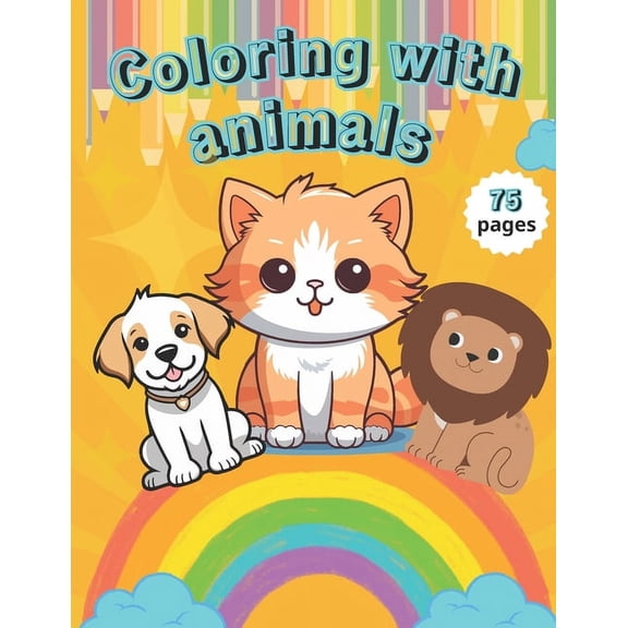 Coloring with animals: Colors and shades, Coloring techniques, Shadow and light, Color laws, Use of colors in design, Color wonders (Paperback)