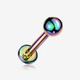 thumbnail image 1 of Colorline Basic Ball Top Threadless Push-In Steel Labret, 1 of 4