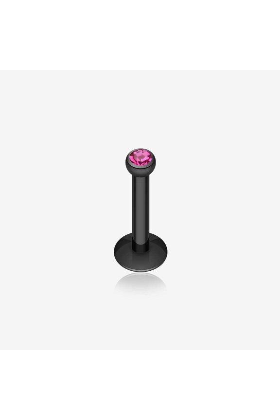 Colorline Gem Ball Internally Threaded Labret