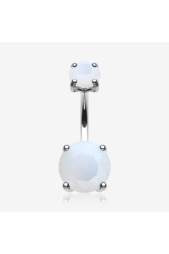 Colorline Gem Prong Sparkle Belly Button Ring