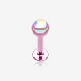 thumbnail image 1 of Colorline Iridescent Revo Sparkle Steel Labret, 1 of 2