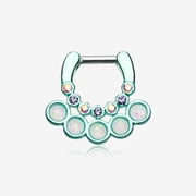 Colorline Opal Aureole Gemina Septum Clicker