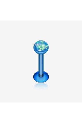 Colorline Opal Glitter Shower Dome Steel Labret