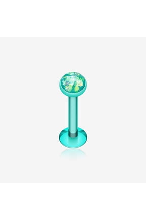 Colorline Opal Glitter Shower Dome Steel Labret