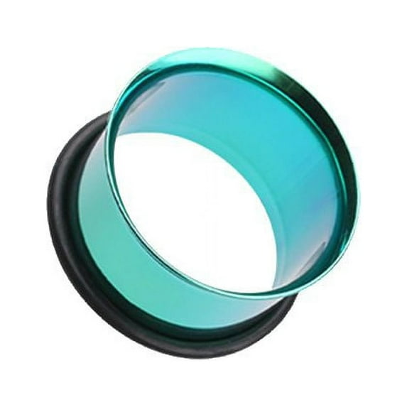 Colorline Single Flared Ear Gauge Tunnel Plug Earrings