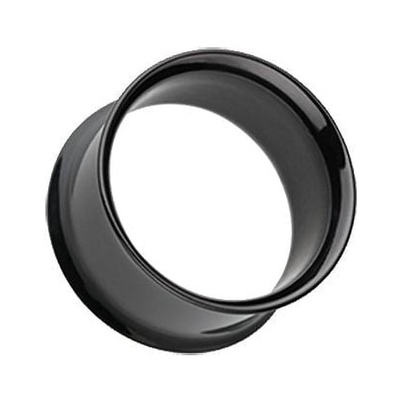 Colorline Steel Double Flared Ear Gauge Tunnel Plug Earrings