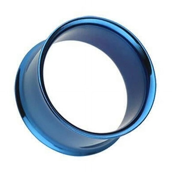 Colorline Steel Double Flared Ear Gauge Tunnel Plug Earrings