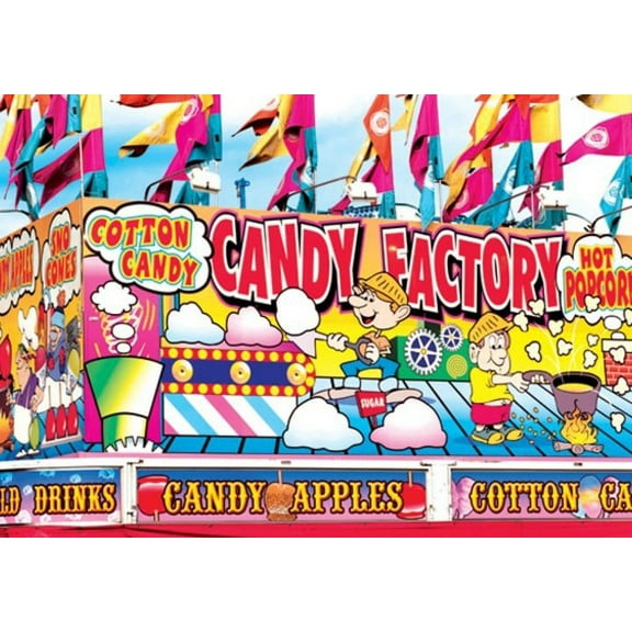 Colorluxe 1500 Piece Puzzle - Candy Factory Fairground Concession Stand
