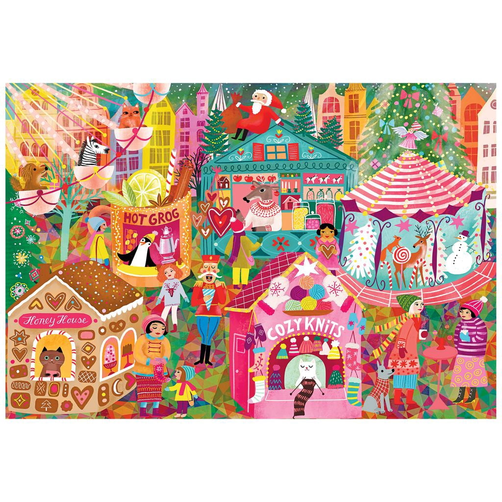 Colorluxe 2000pc Cozy Christmas Market