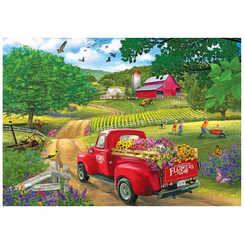 Colorluxe 300pc country road flower truck
