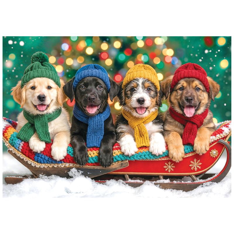 Colorluxe 300pc holiday puppies