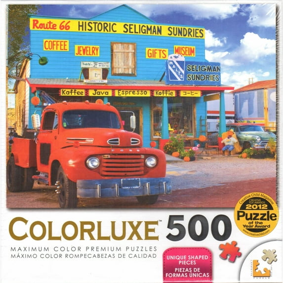 Colorluxe 500 Piece Puzzle - Gift Shop on Route 66