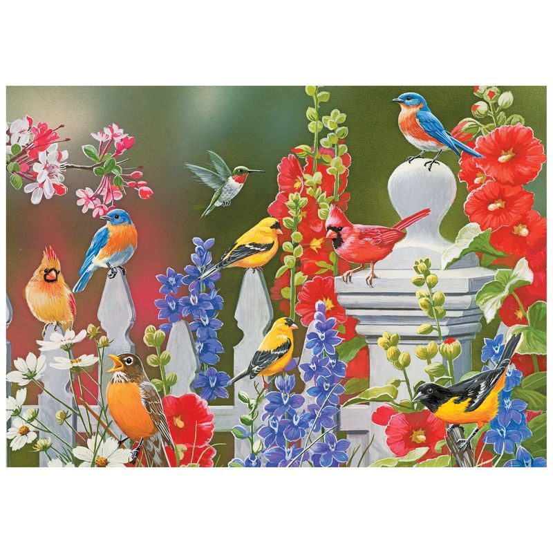 Colorluxe 500pc Birds on the Fence