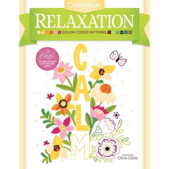 Colormaps Colormaps Relaxation: Color-Coded Patterns Adult Coloring Book, Book 2, (Paperback)