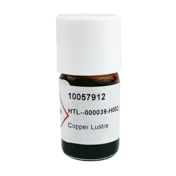 Colorobbia Liquid Copper Lustre Overglaze for Kiln-Fired Ceramics