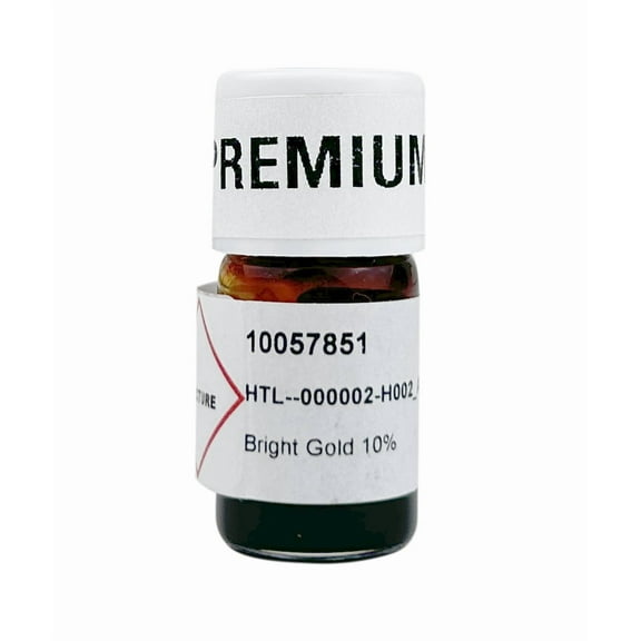 Colorobbia Liquid Premium Gold (Bright Gold) 10% Overglaze for Kiln-Fired CERAMICS - 2 gram Bottle - This Glaze MUST Be Kiln Fired