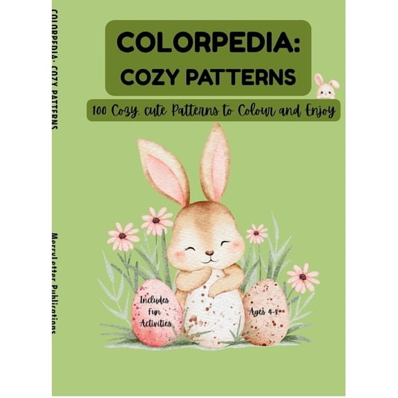 Colorpedia: COZY PATTERNS: 100 Cozy, Cute Patterns to Colour and Enjoy, (Hardcover)