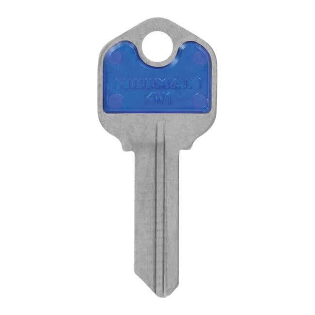 Blue Rectangular Key Colorplus House & Office Blank Single Sided Universal Key - Blue, Pack ...