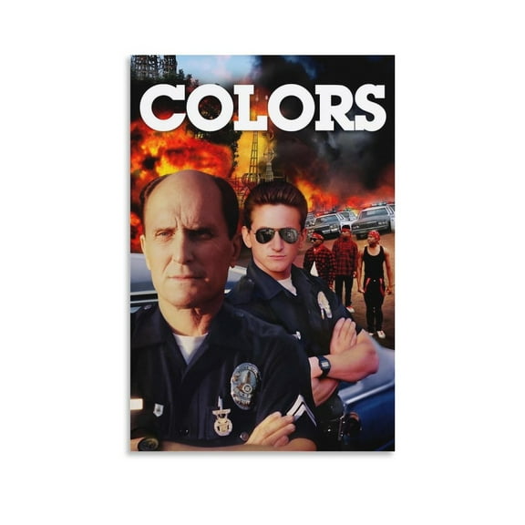 Colors 1988 Film Poster (2) Art Poster Canvas Painting Decor Wall Print Photo Gifts Home Modern Decorative Posters 12x18inch(30x45cm)