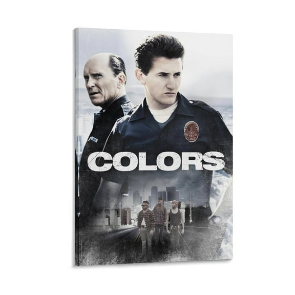 Colors 1988 Film Poster (3) Canvas Poster Wall Art Picture Prints Hanging Photo Gift Decor Home Posters Artworks 24x36inch(60x90cm)
