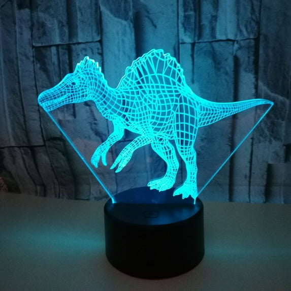 Colors Changing 3D Lamp Airplane Touch Mode Night Light Nightlight For Living Room Bedroom Decor